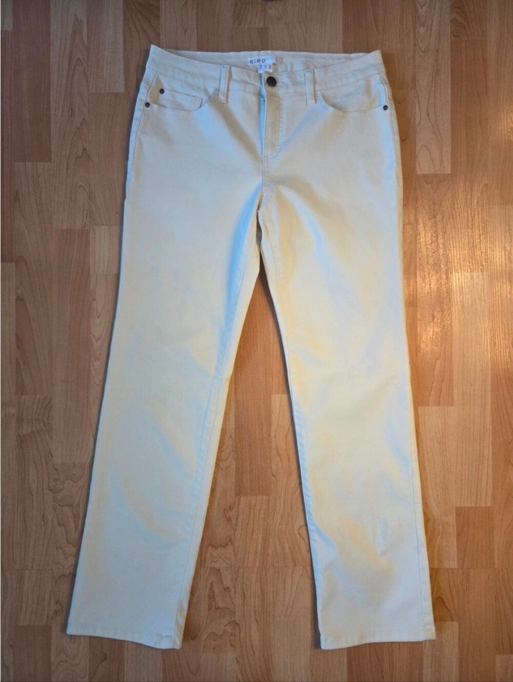 Cleo mid-rise straight leg jeans
